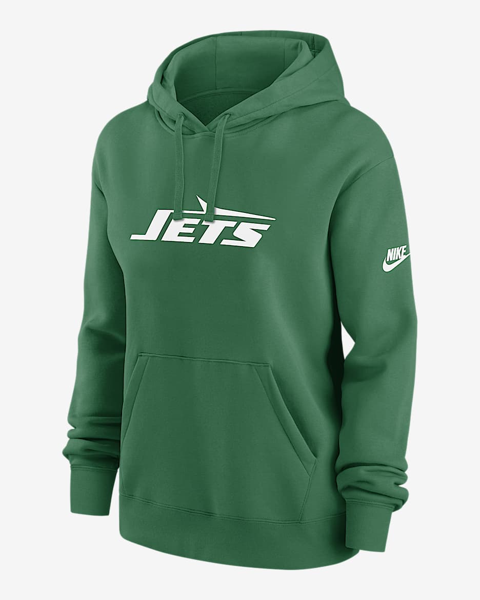 New York Jets Club Women s Nike NFL Pullover Hoodie